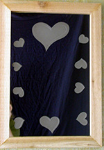 Hearts Framed Wall Mirror
