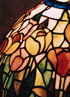 16" Reproduction of Tiffany Tulip in Pastel Colors
