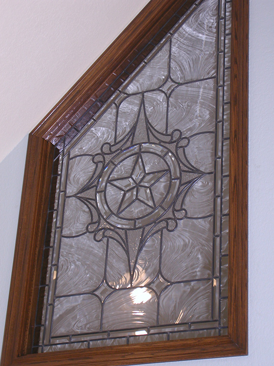 Castle Leaded Glass Texas Star Peak Windows