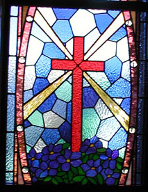 KCC Blue Flowers Window